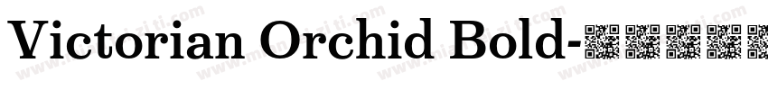 Victorian Orchid Bold字体转换